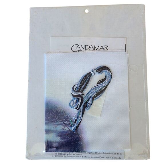 Vintage Candamar Designs Thomas Kinkade Cross Stitch Kit, Sealed - Picture 2 of 2